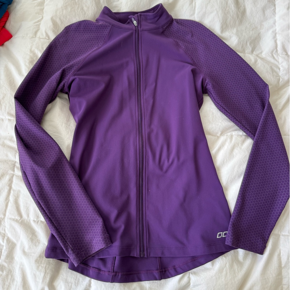 Lorna Jane Vibrant Purple Zip-Up Jacket